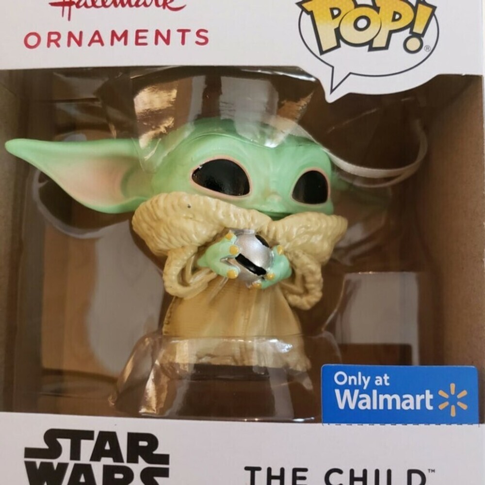 Hallmark Christmas Tree Ornament Star Wars The Mandalorian THE CHILD Funko Pop - Picture 2 of 3